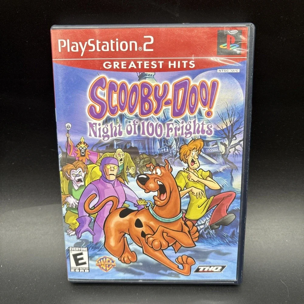 Scooby-Doo! Night of 100 Frights (Sony PlayStation 2, 2002) CIB Good Condition